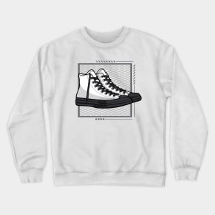 CeDeGe White Skate Sneaker Crewneck Sweatshirt